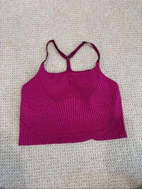 lululemon athletica Ribbed Crop Bralette - Magenta